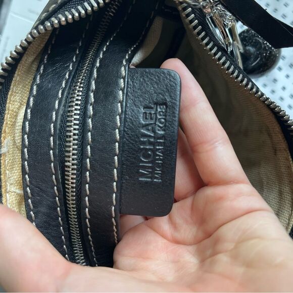 MICHAEL KORS Studded Astor Hobo Baguette Mini Bag Hamilton Hampton SoHo - Picture 12 of 12